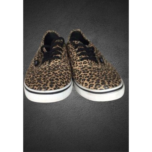 VANS Off The Wall Leopard Cheetah Animal Print Shoes Womens Size 7.5 Mens Size 6 - Picture 7 of 10